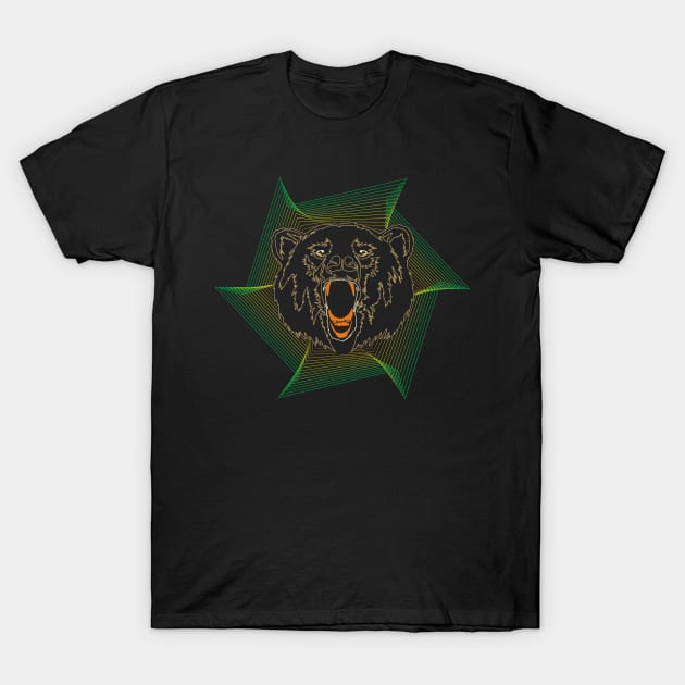 Bear Wild Angry New T-Shirt by noranajas